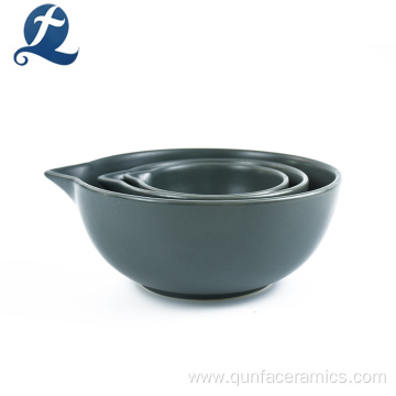 Custom Black Ceramic Rice Bowl Wholesale